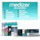 Medizer Meltblown Pembe Çiçek Desenli Cerrahi Maske - 10'lu 10 Kutu